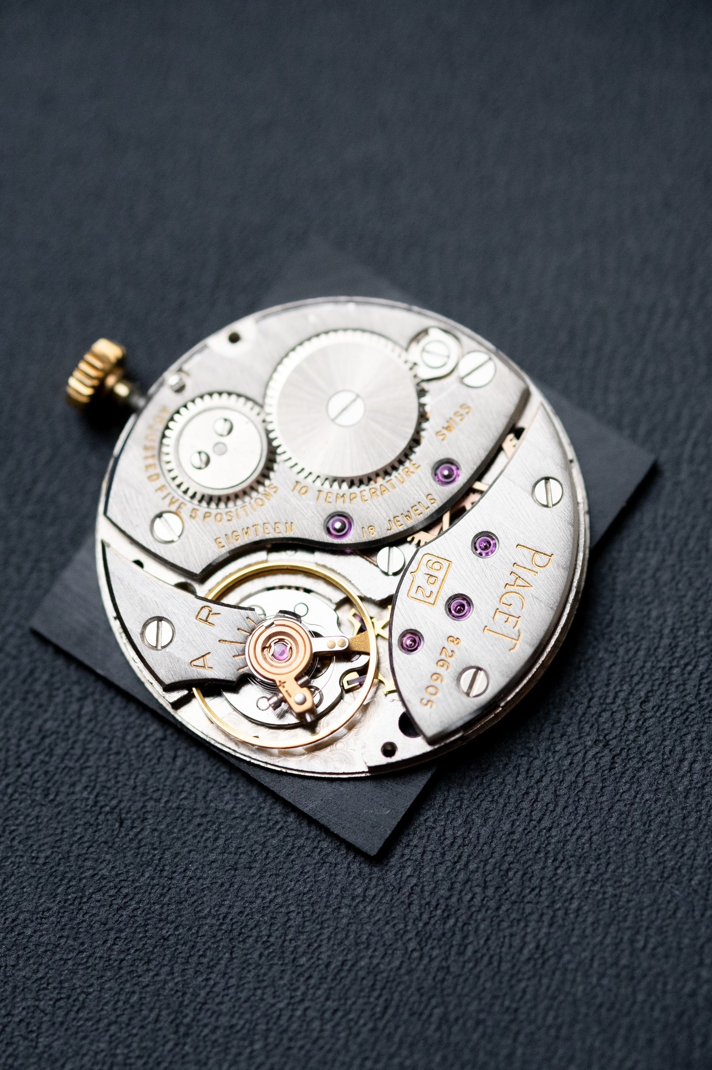 PIAGET Tank 18k Yellow Gold ref. 9254 Onyx Diamond dial (c. 1970s)