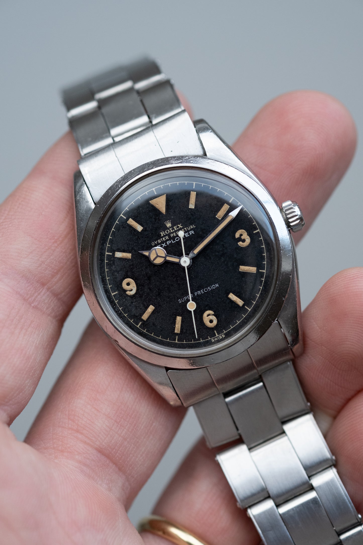 ROLEX Explorer Ref. 5504 Gilt Chapter Ring Dial (1958)