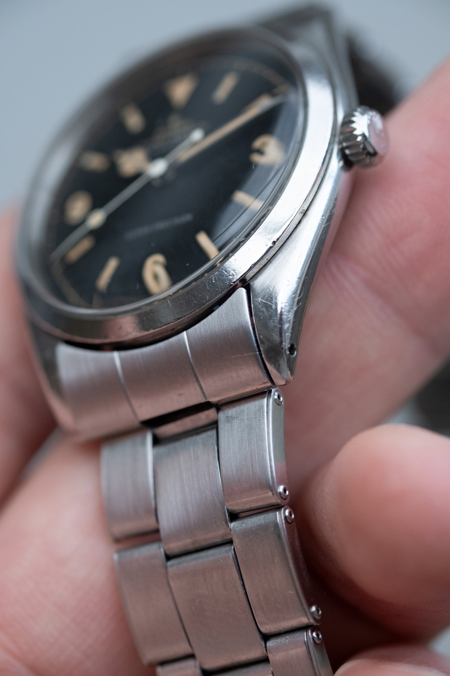 ROLEX Explorer Ref. 5504 Gilt Chapter Ring Dial (1958)
