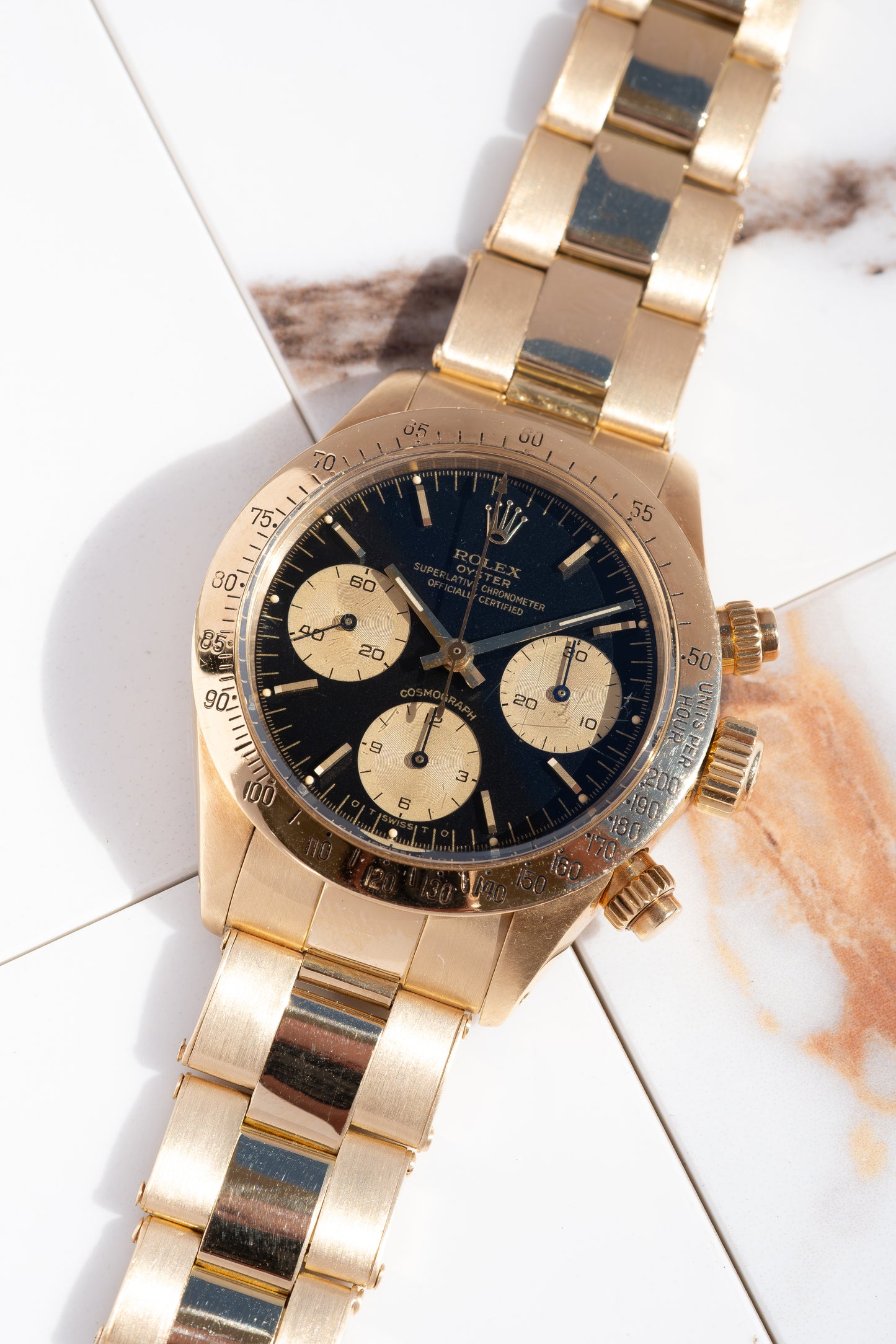 ROLEX Cosmograph Daytona Reference 6265 18ct Gold (1978)