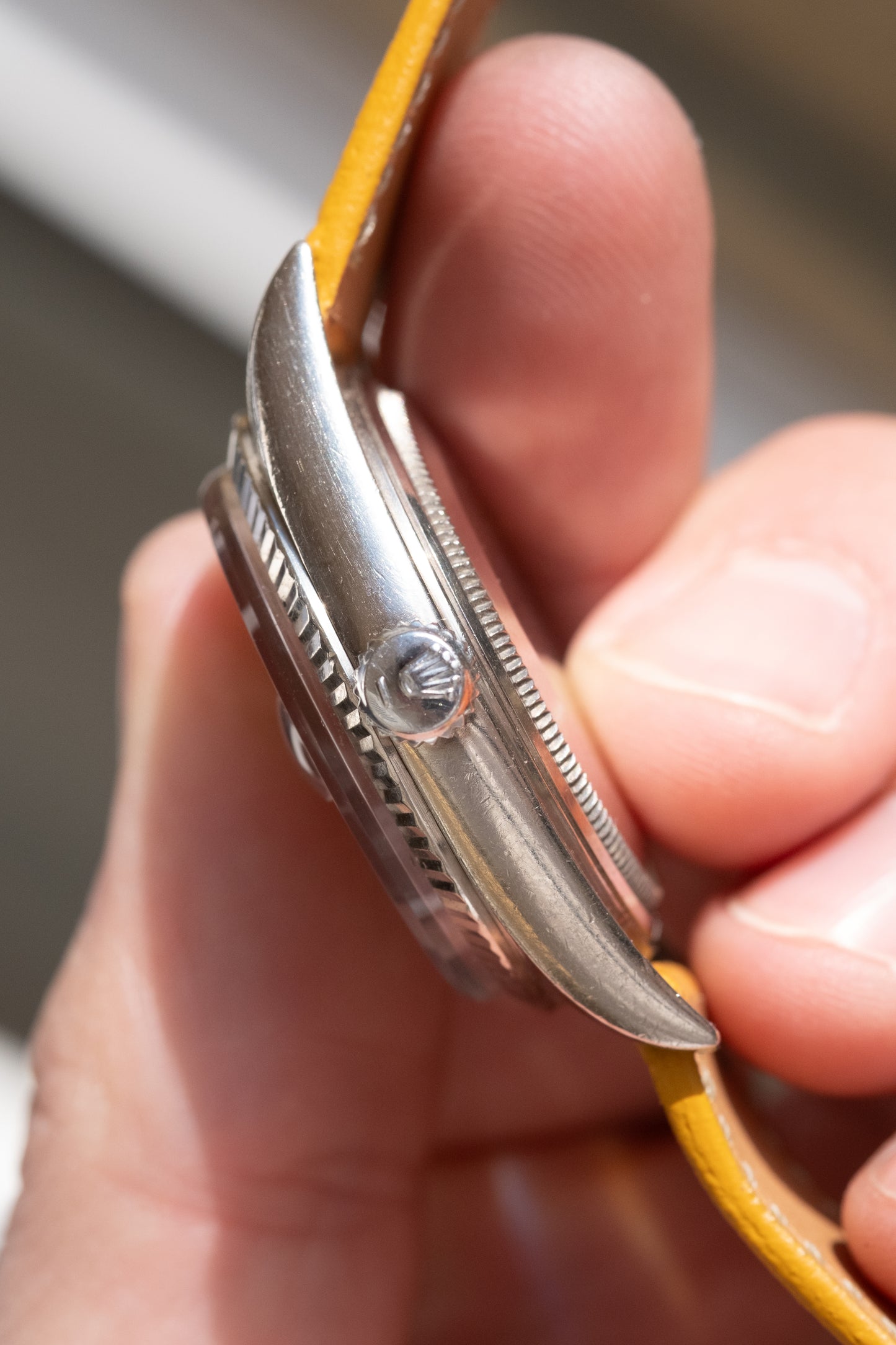 ROLEX Day Date Reference 1803 Tropical Salmon Pink Dial No lume Kanji Japanese Disc (1962)