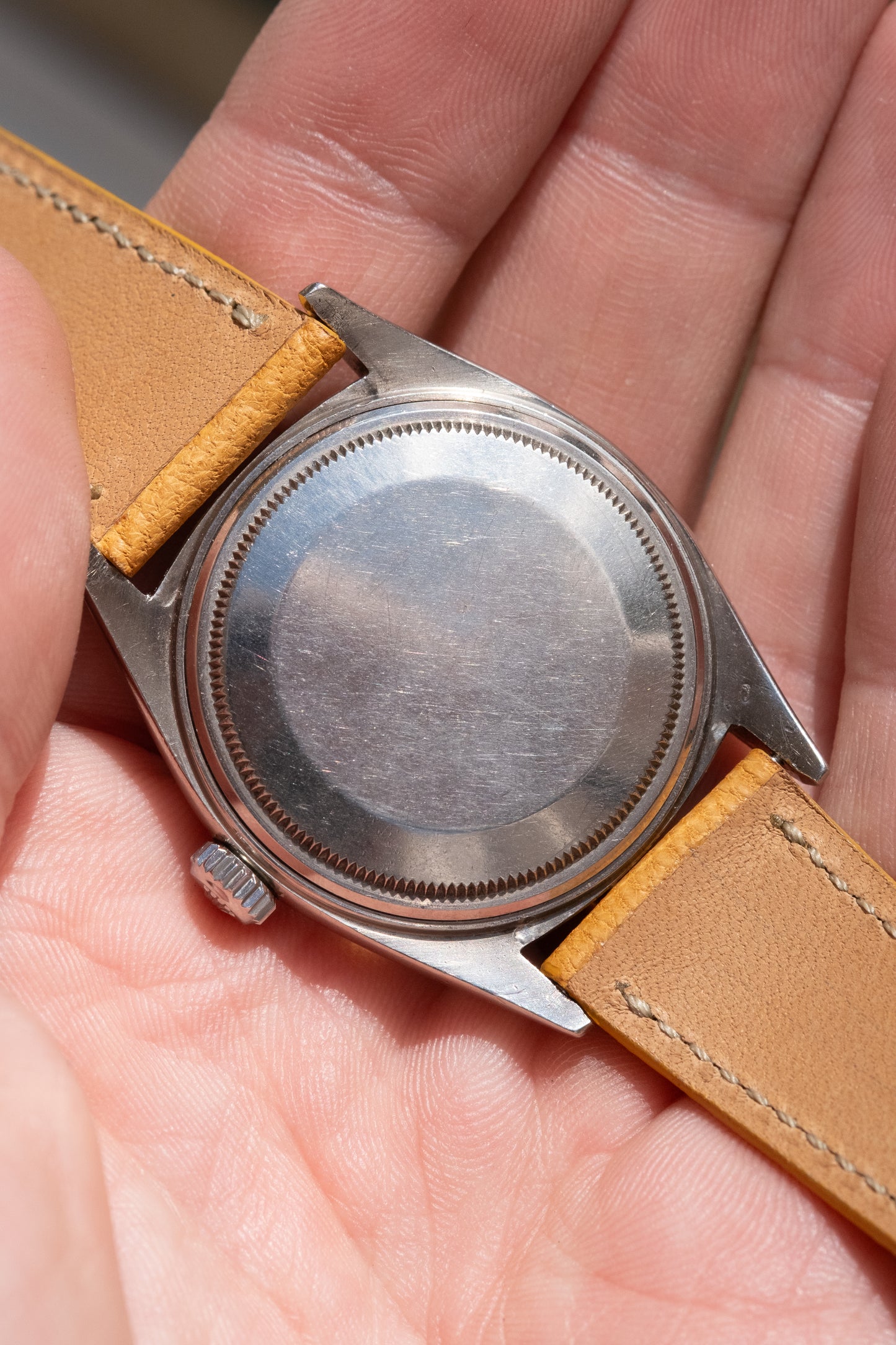 ROLEX Day Date Reference 1803 Tropical Salmon Pink Dial No lume Kanji Japanese Disc (1962)