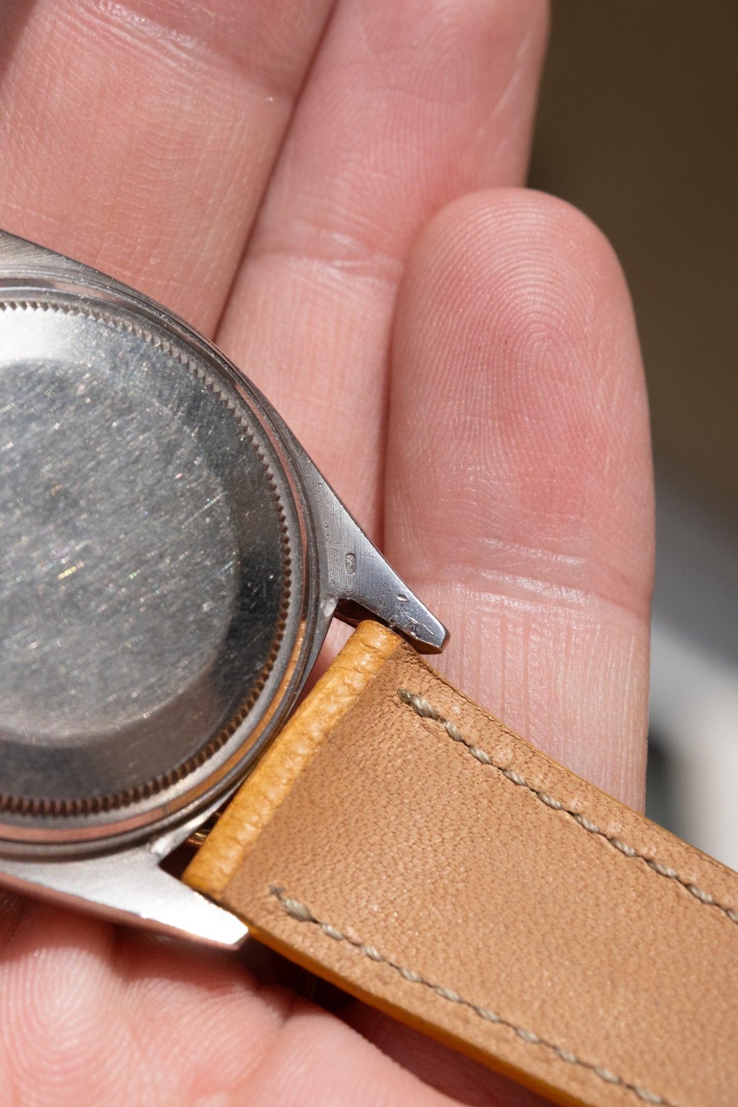 ROLEX Day Date Reference 1803 Tropical Salmon Pink Dial No lume Kanji Japanese Disc (1962)