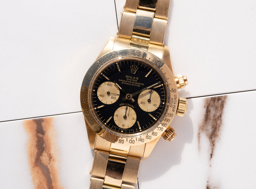 ROLEX Cosmograph Daytona Reference 6265 18ct Gold (1978)