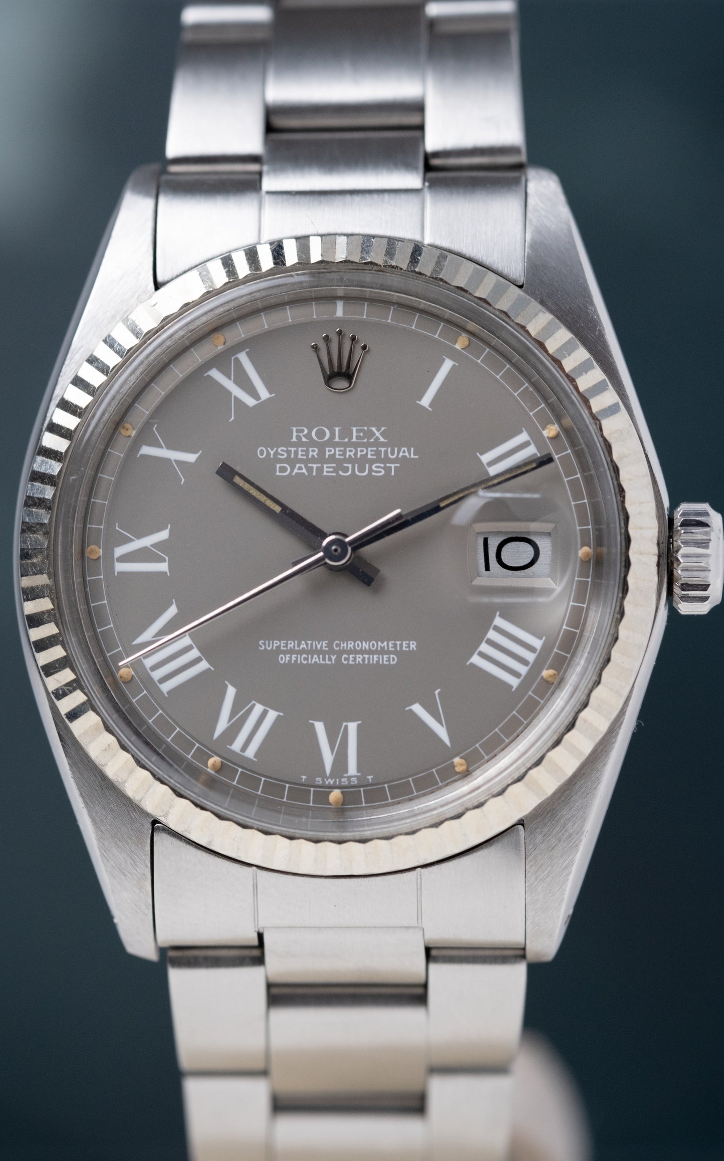 ROLEX Datejust Ref. 1601 Grey Buckley “Ghost” Dial (1975)