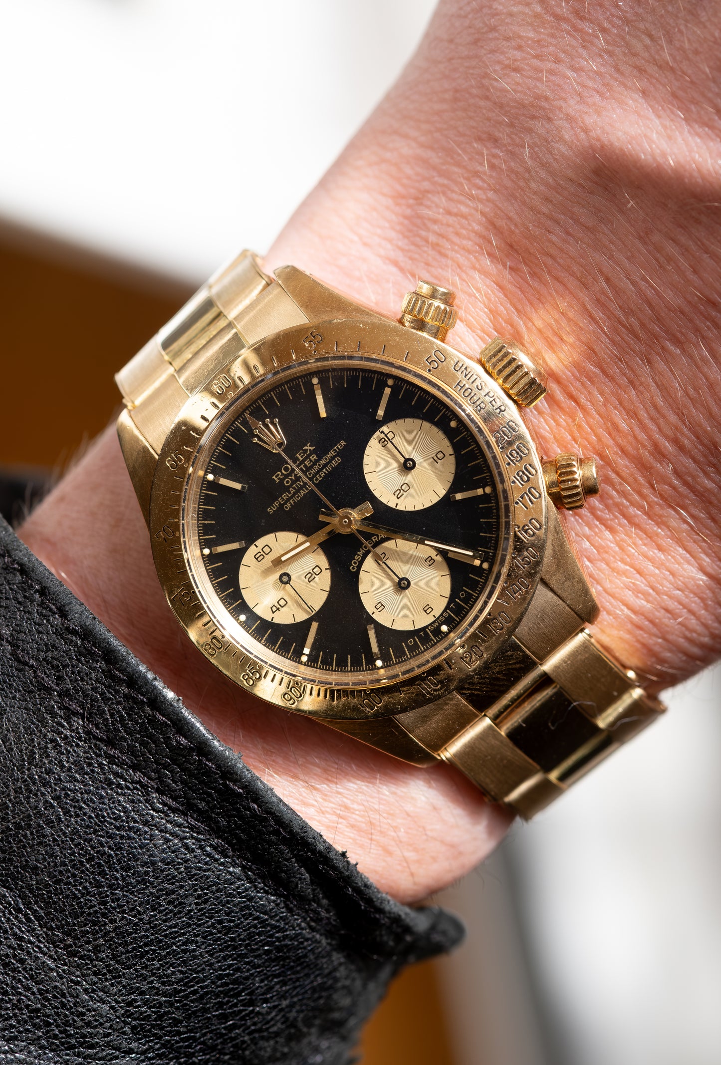 ROLEX Cosmograph Daytona Reference 6265 18ct Gold (1978)