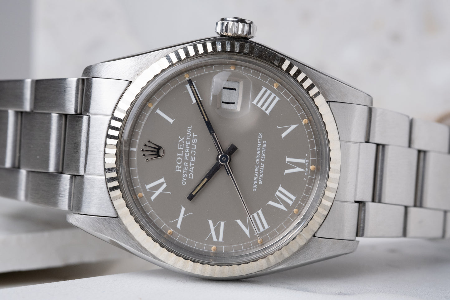 ROLEX Datejust Ref. 1601 Grey Buckley “Ghost” Dial (1975)