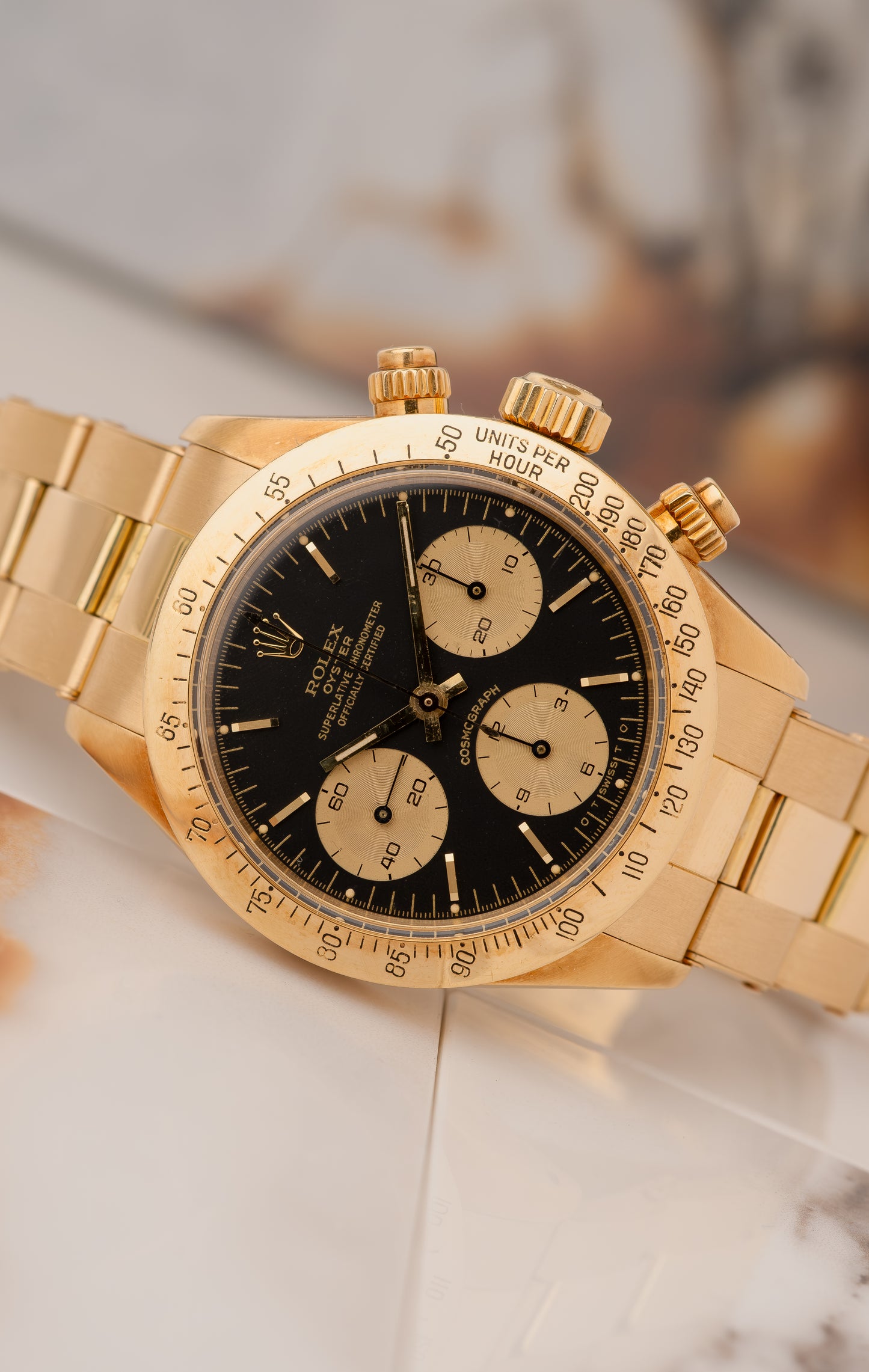 ROLEX Cosmograph Daytona Reference 6265 18ct Gold (1978)