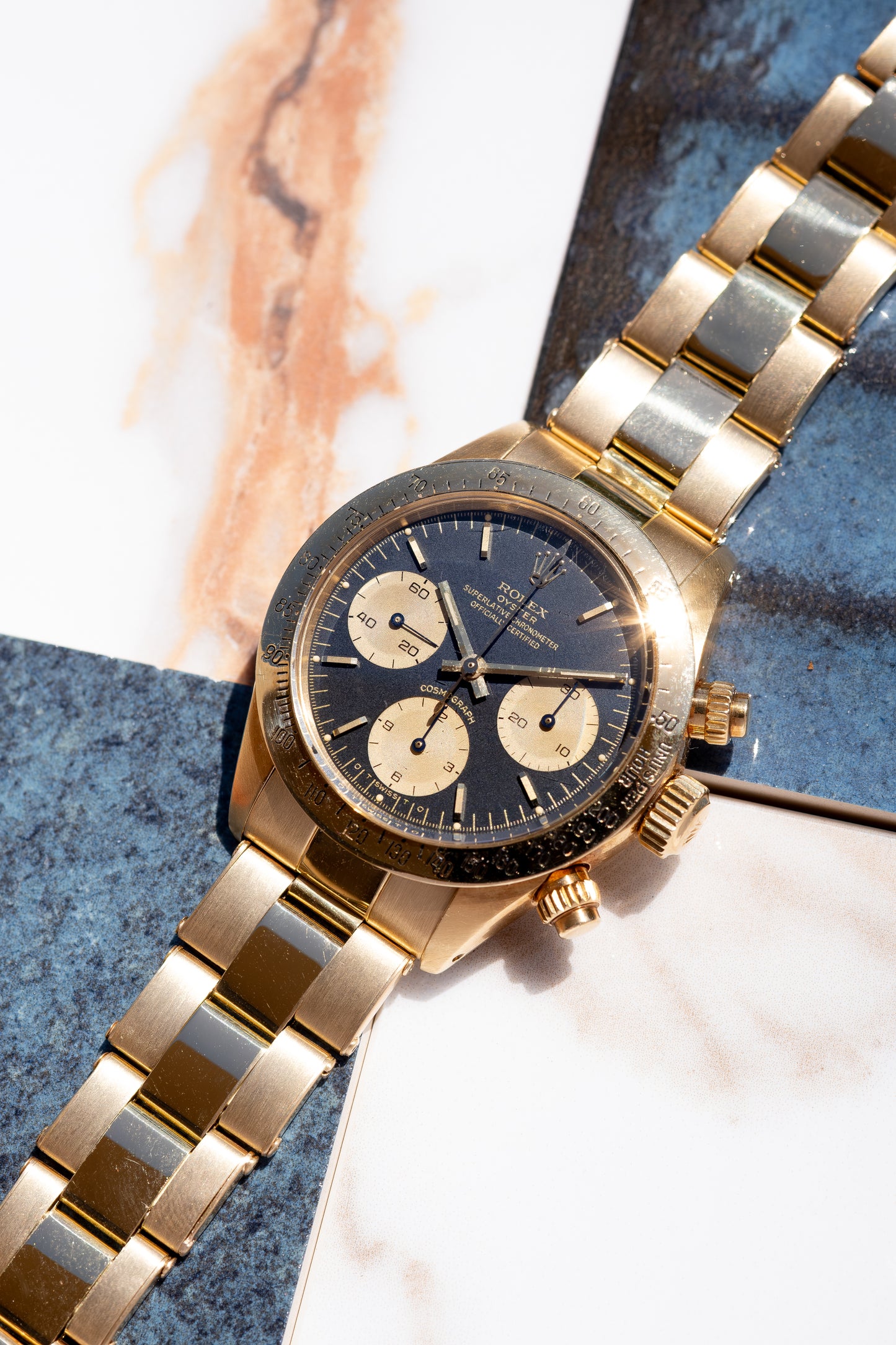ROLEX Cosmograph Daytona Reference 6265 18ct Gold (1978)