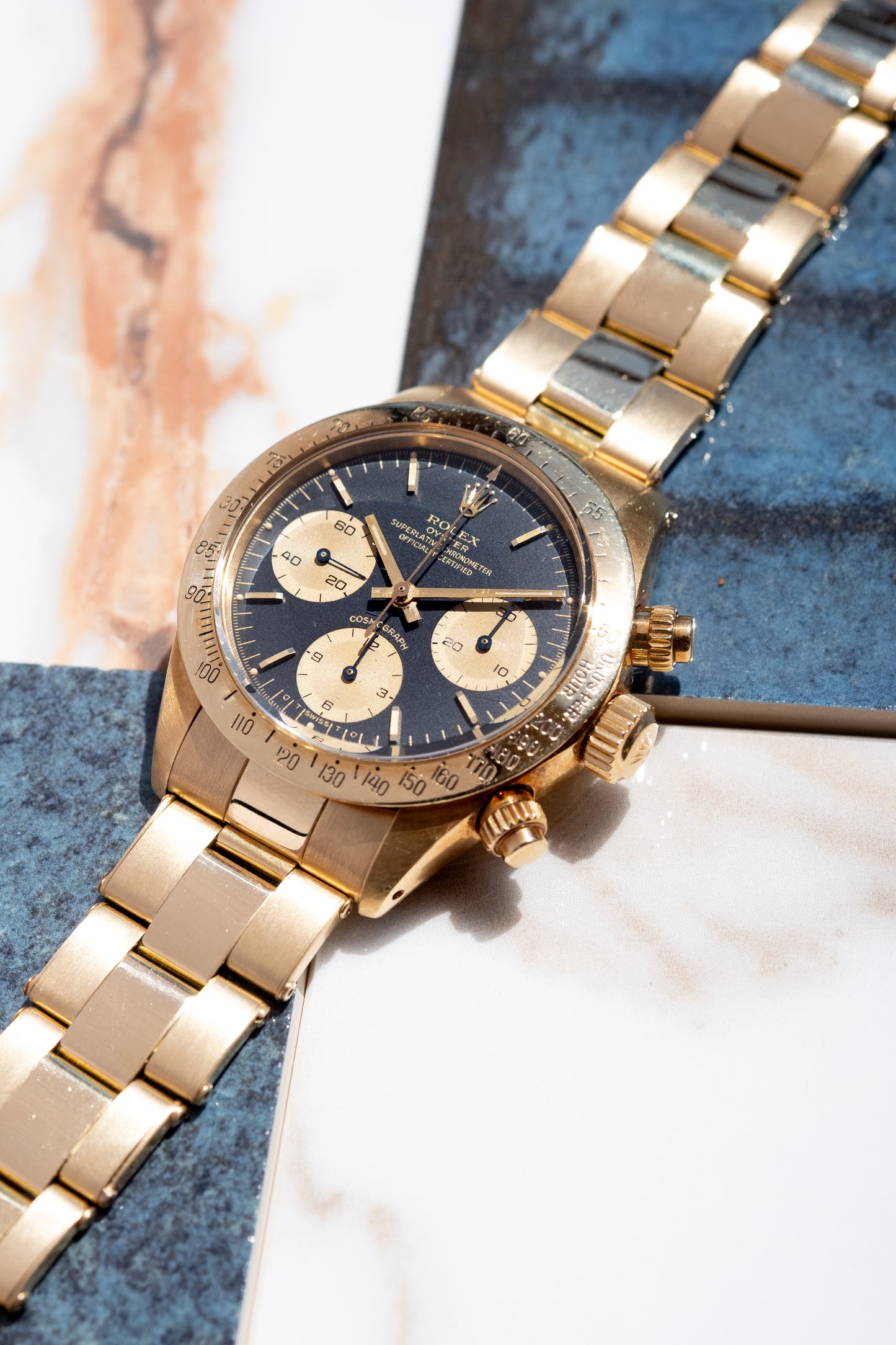 ROLEX Cosmograph Daytona Reference 6265 18ct Gold (1978)
