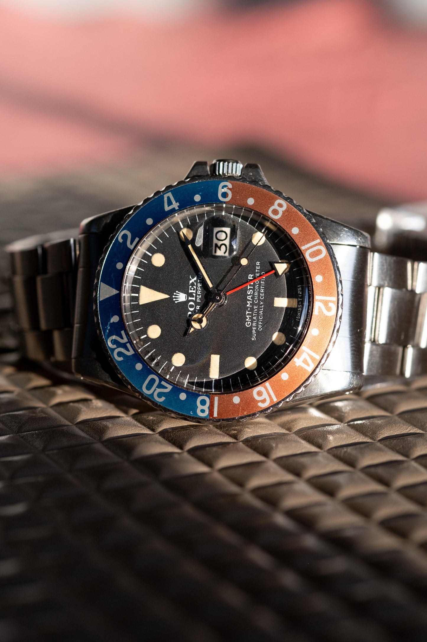 ROLEX GMT Master Ref. 1675 RARE Mk. 2.5 Lemrich Dial (1973)