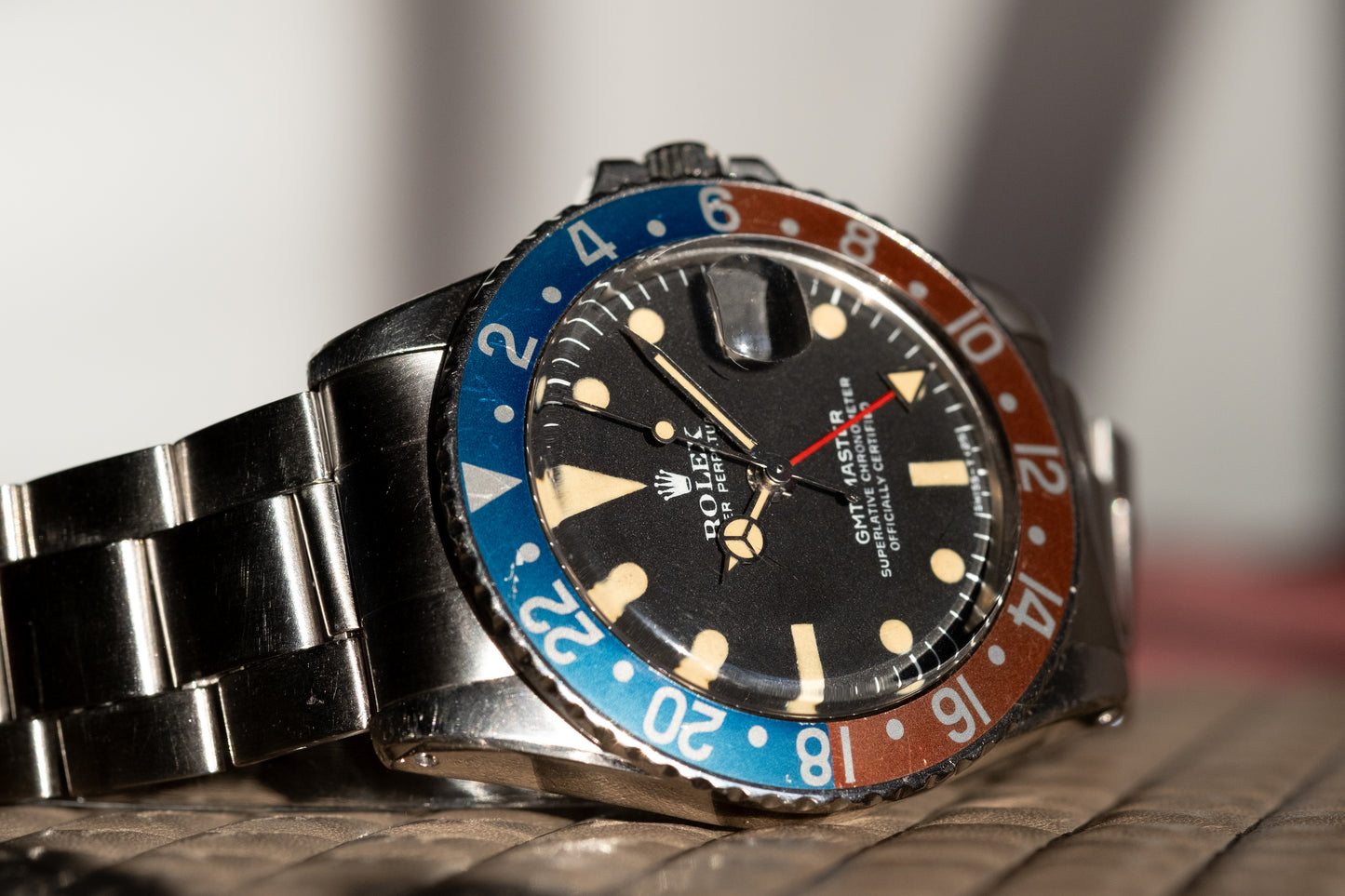 ROLEX GMT Master Ref. 1675 RARE Mk. 2.5 Lemrich Dial (1973)