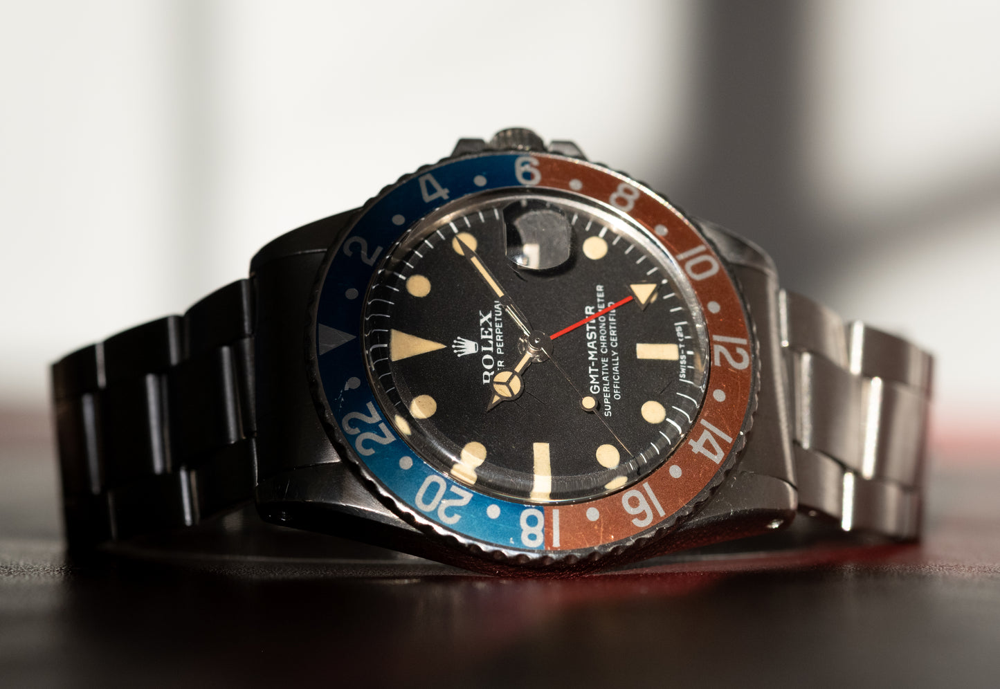 ROLEX GMT Master Ref. 1675 RARE Mk. 2.5 Lemrich Dial (1973)