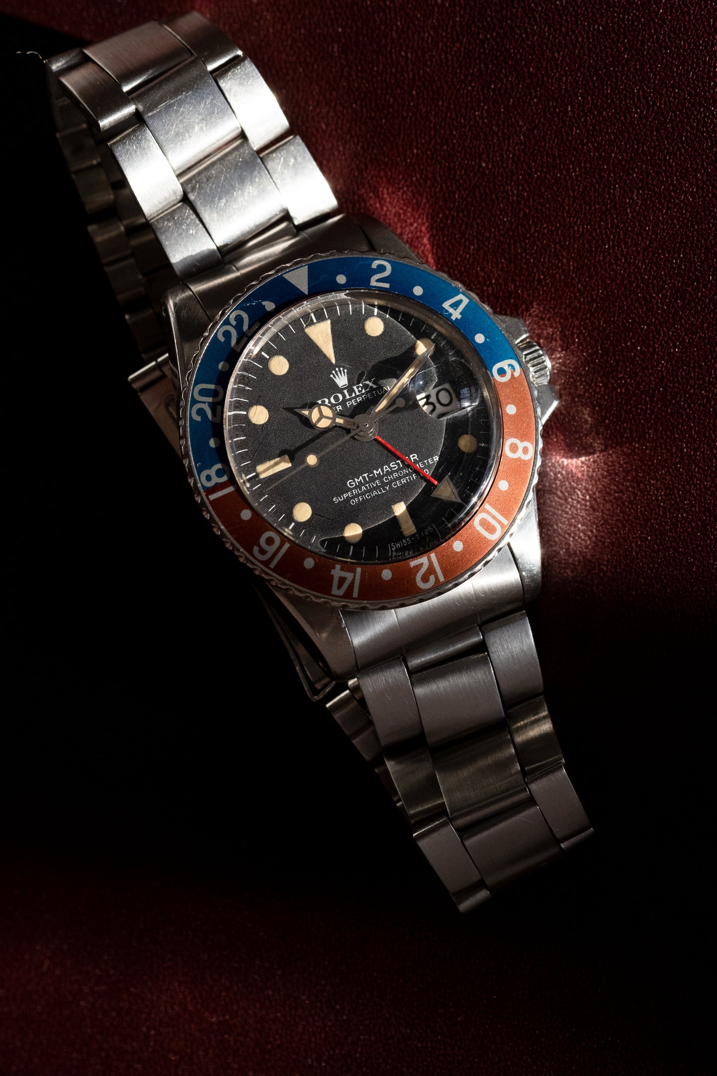 ROLEX GMT Master Ref. 1675 RARE Mk. 2.5 Lemrich Dial (1973)