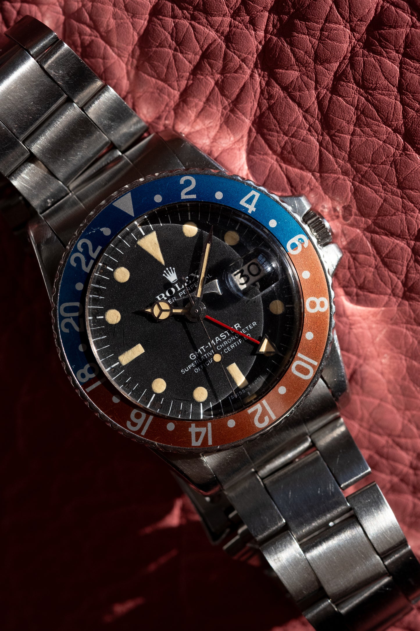 ROLEX GMT Master Ref. 1675 RARE Mk. 2.5 Lemrich Dial (1973)