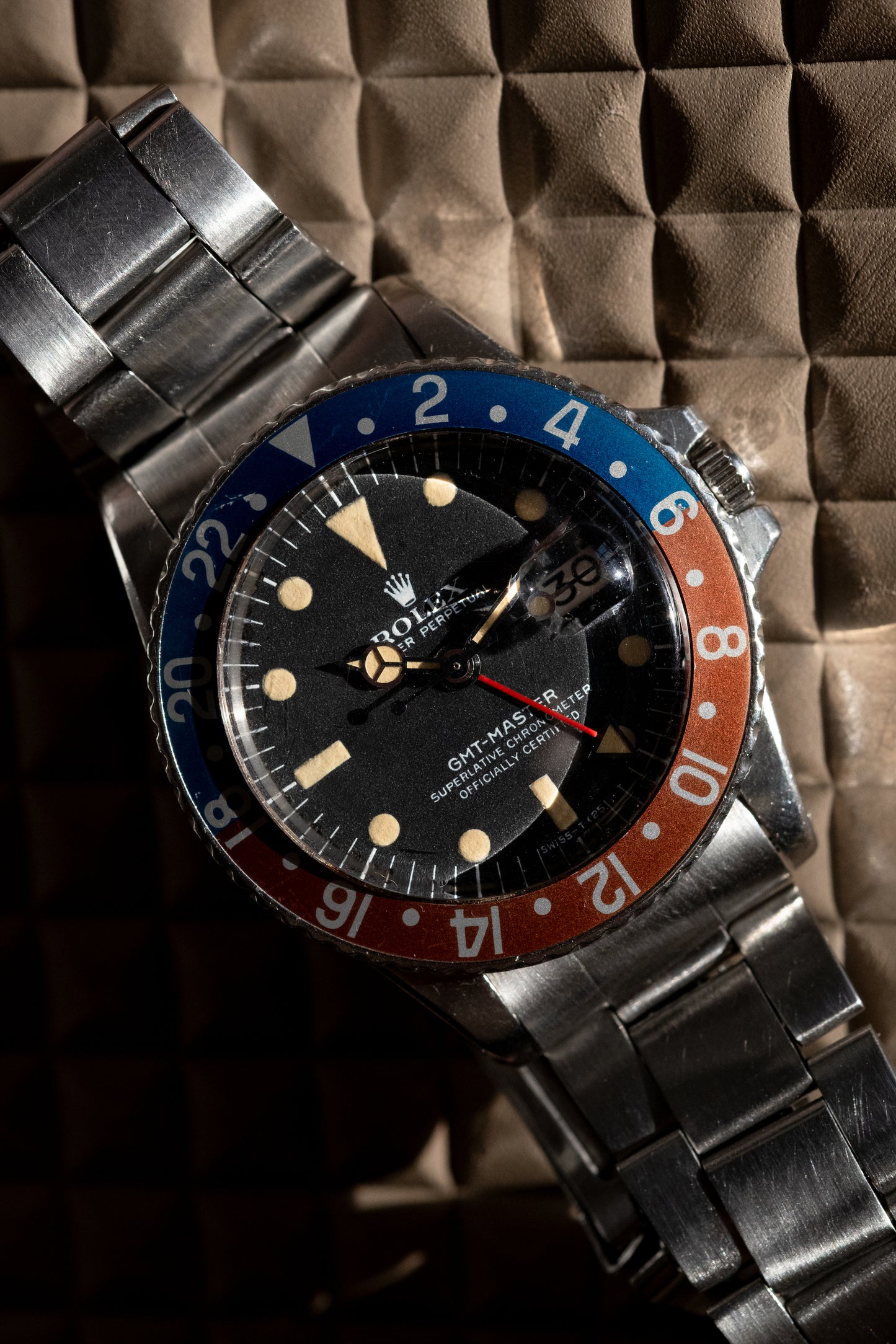 ROLEX GMT Master Ref. 1675 RARE Mk. 2.5 Lemrich Dial (1973)