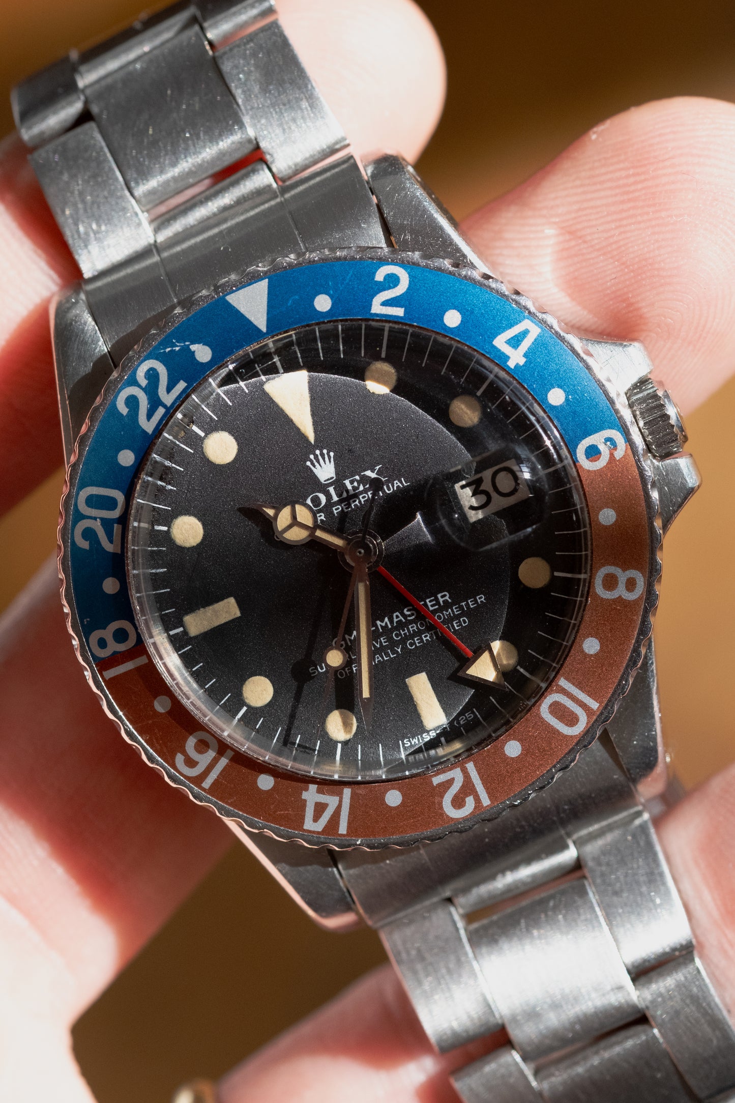 ROLEX GMT Master Ref. 1675 RARE Mk. 2.5 Lemrich Dial (1973)