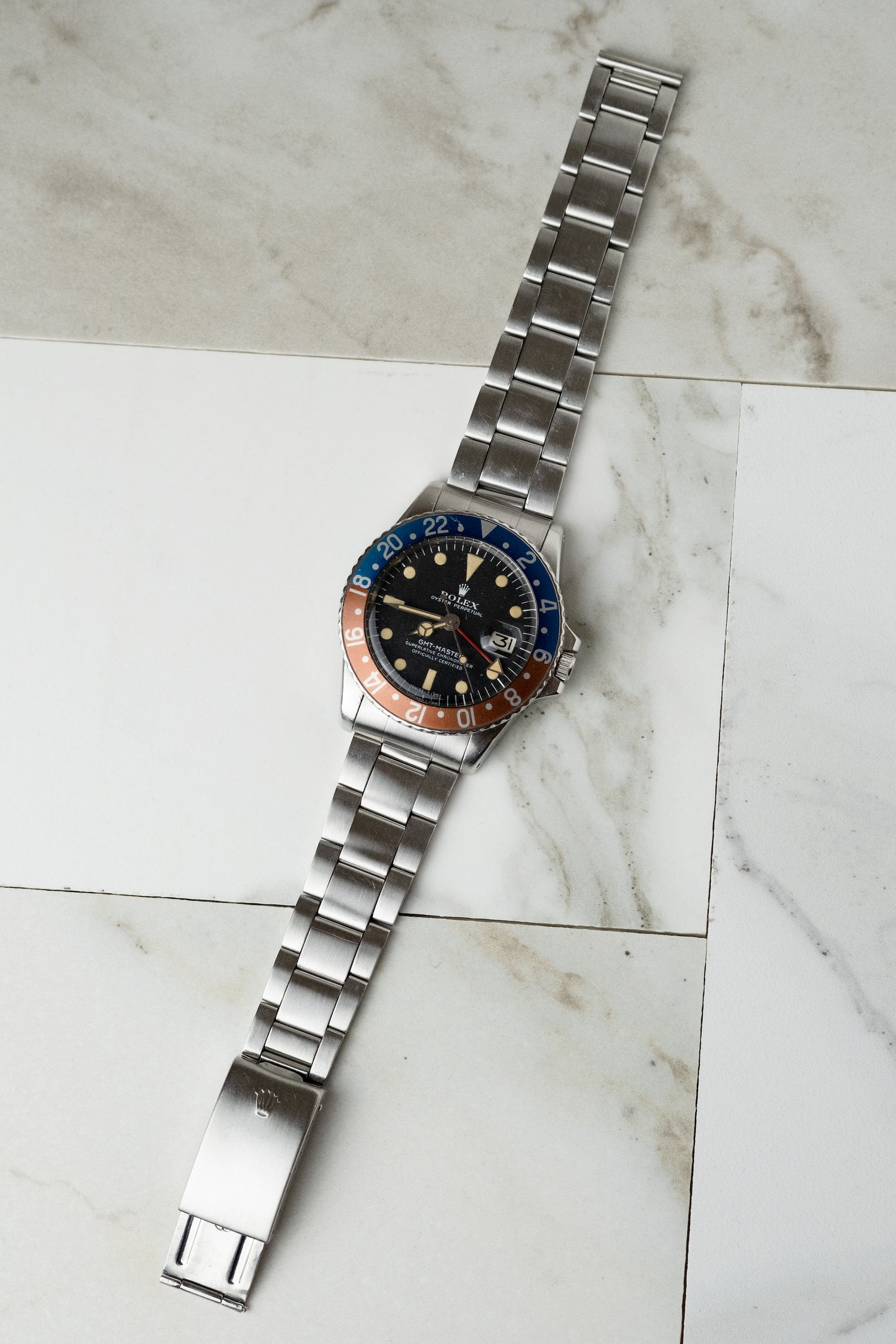 ROLEX GMT Master Ref. 1675 RARE Mk. 2.5 Lemrich Dial (1973)
