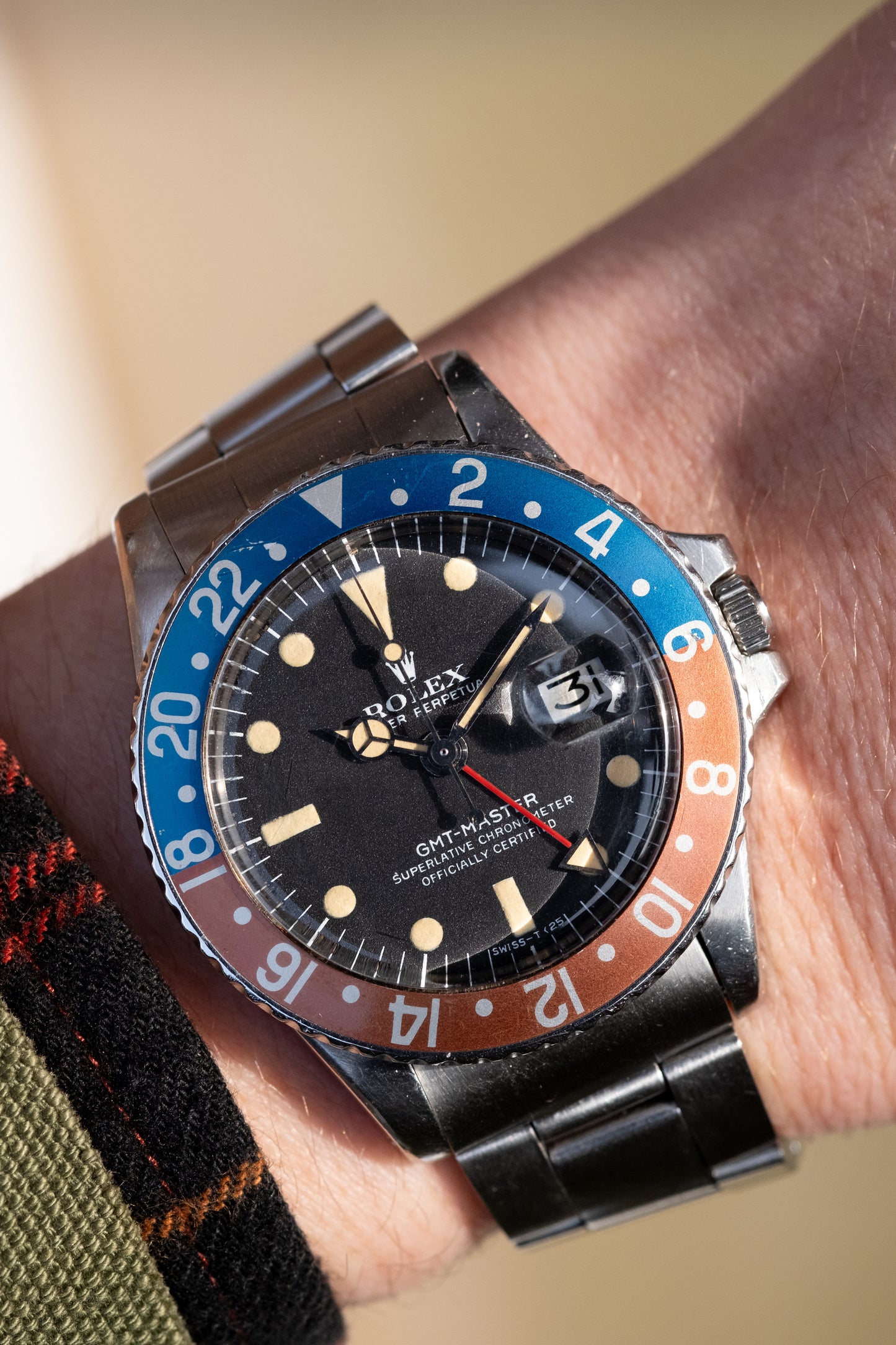 ROLEX GMT Master Ref. 1675 RARE Mk. 2.5 Lemrich Dial (1973)