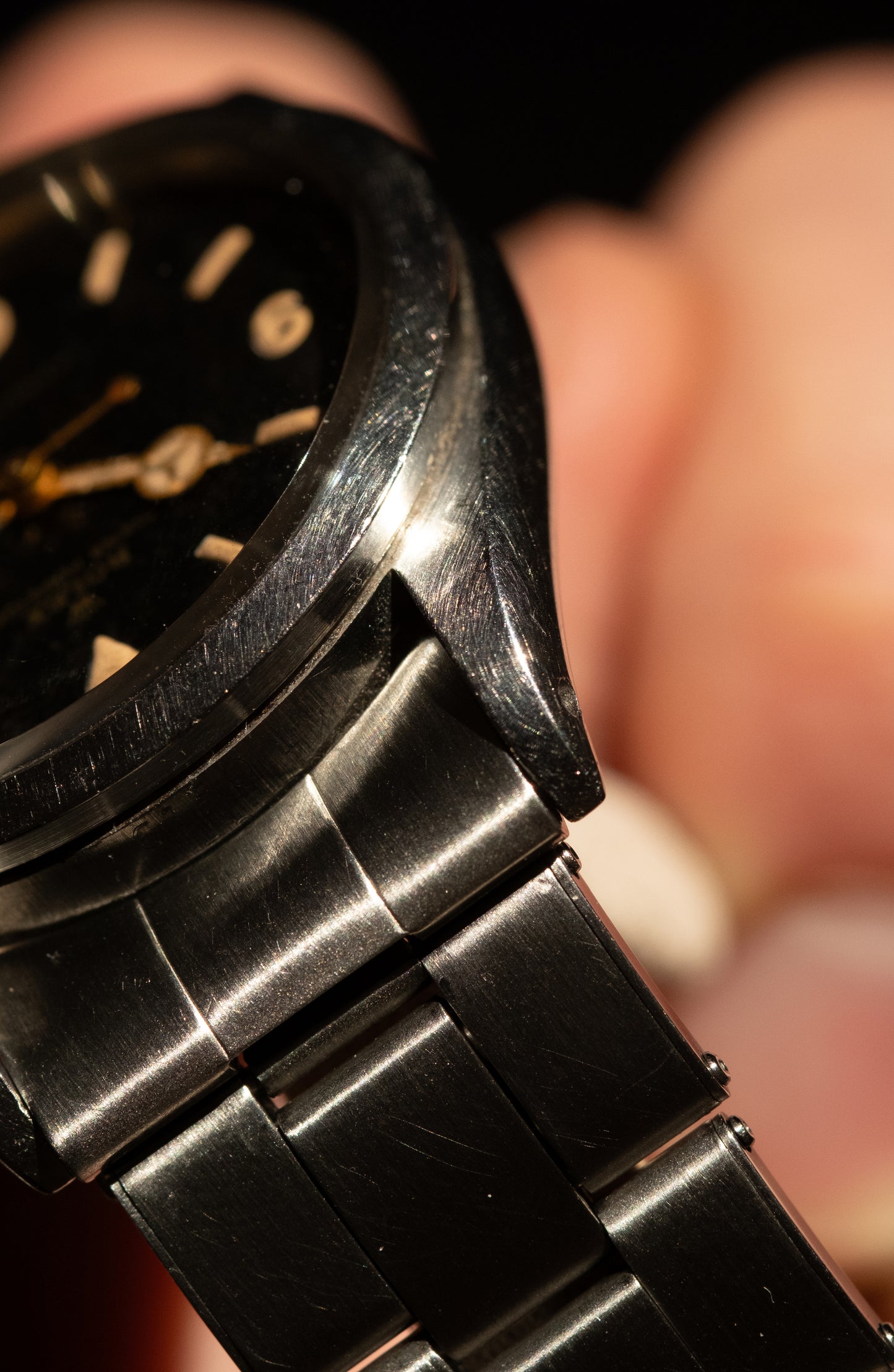 ROLEX Explorer Ref. 6150 Gilt Chapter Ring Swiss only Lollipop Dial (1953)