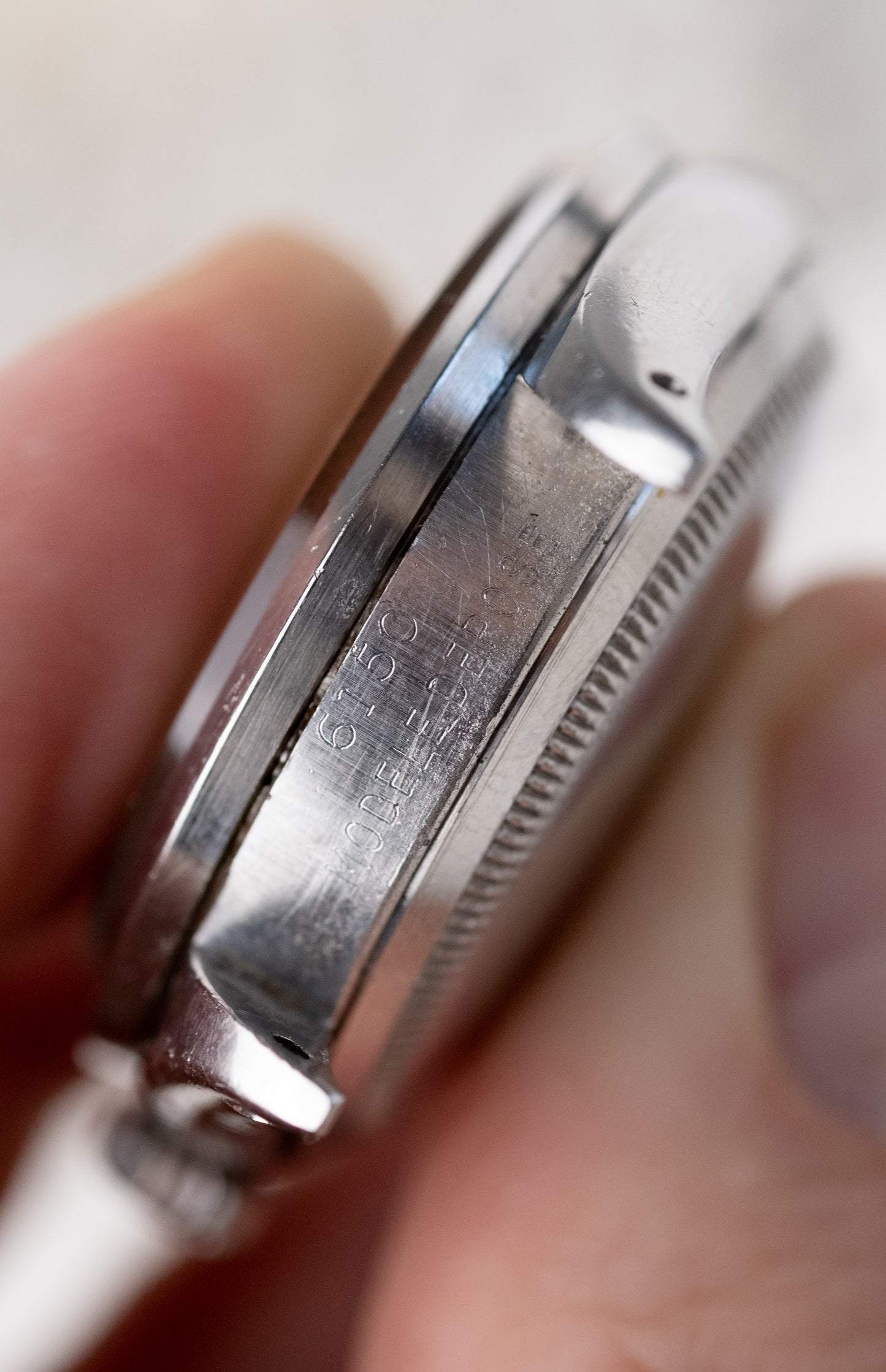 ROLEX Explorer Ref. 6150 Gilt Chapter Ring Swiss only Lollipop Dial (1953)
