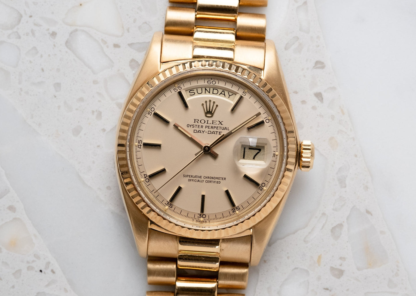 ROLEX Oyster Perpetual Day Date Ref. 1803 President 18ct Yellow Gold (1972)