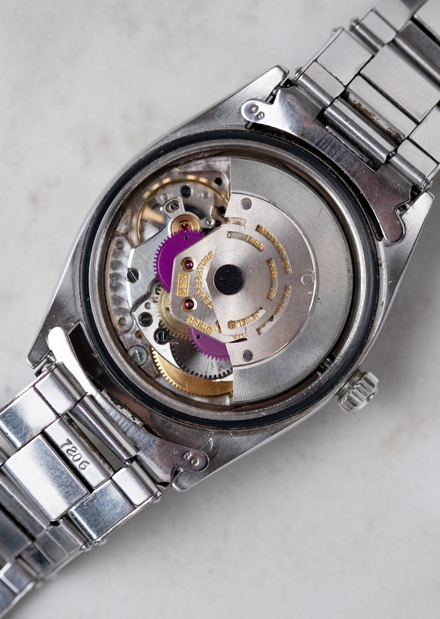 ROLEX Explorer ref. 1016 Type 1 Gilt Gloss Chapter Ring Exclamation Mark (1960)