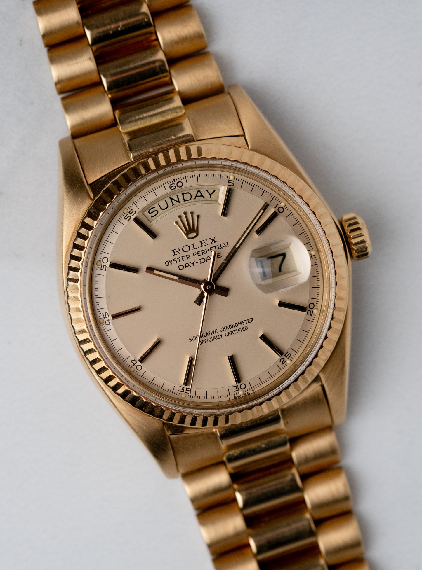 ROLEX Oyster Perpetual Day Date Ref. 1803 President 18ct Yellow Gold (1972)