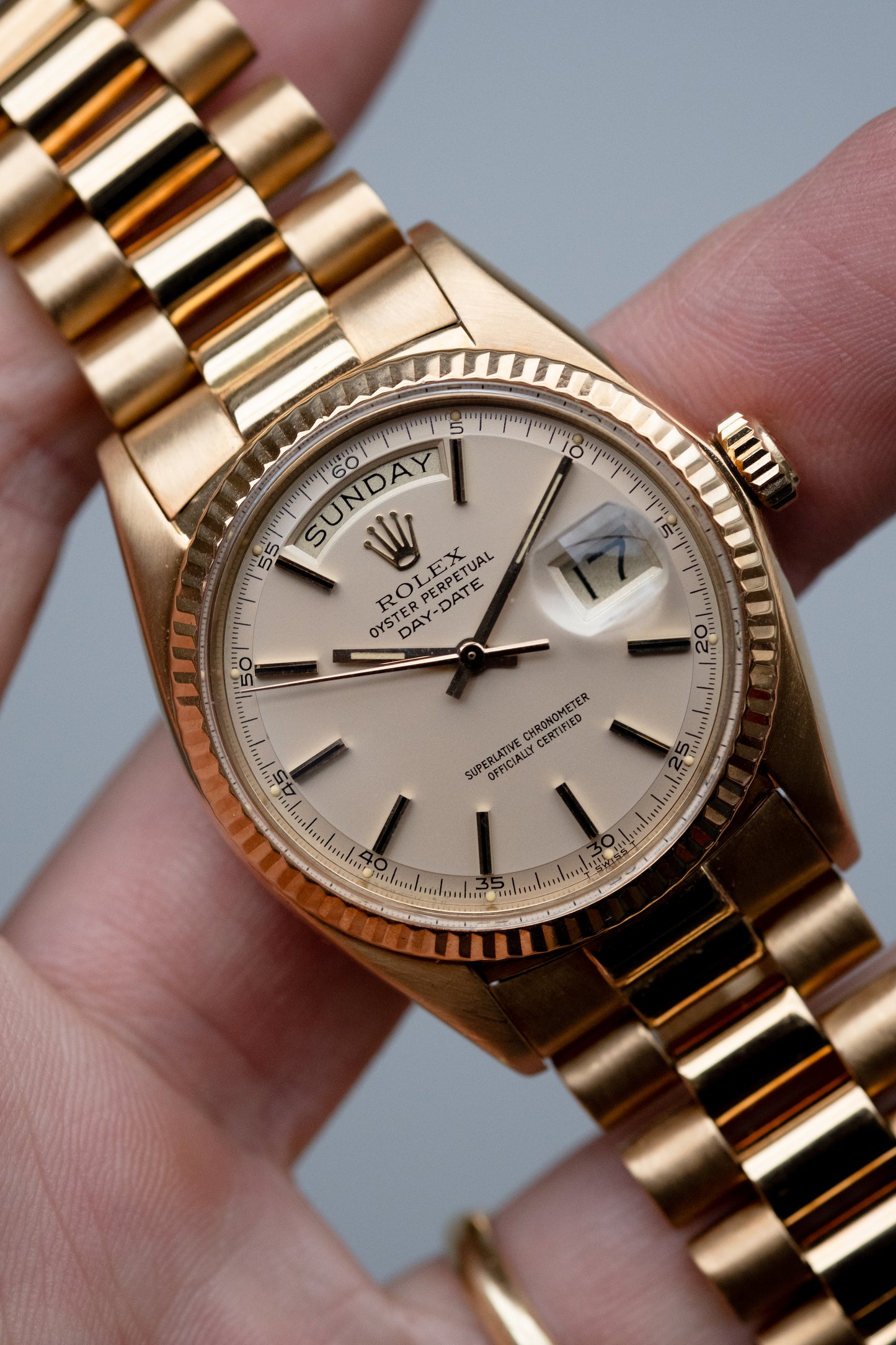 ROLEX Oyster Perpetual Day Date Ref. 1803 President 18ct Yellow Gold (1972)