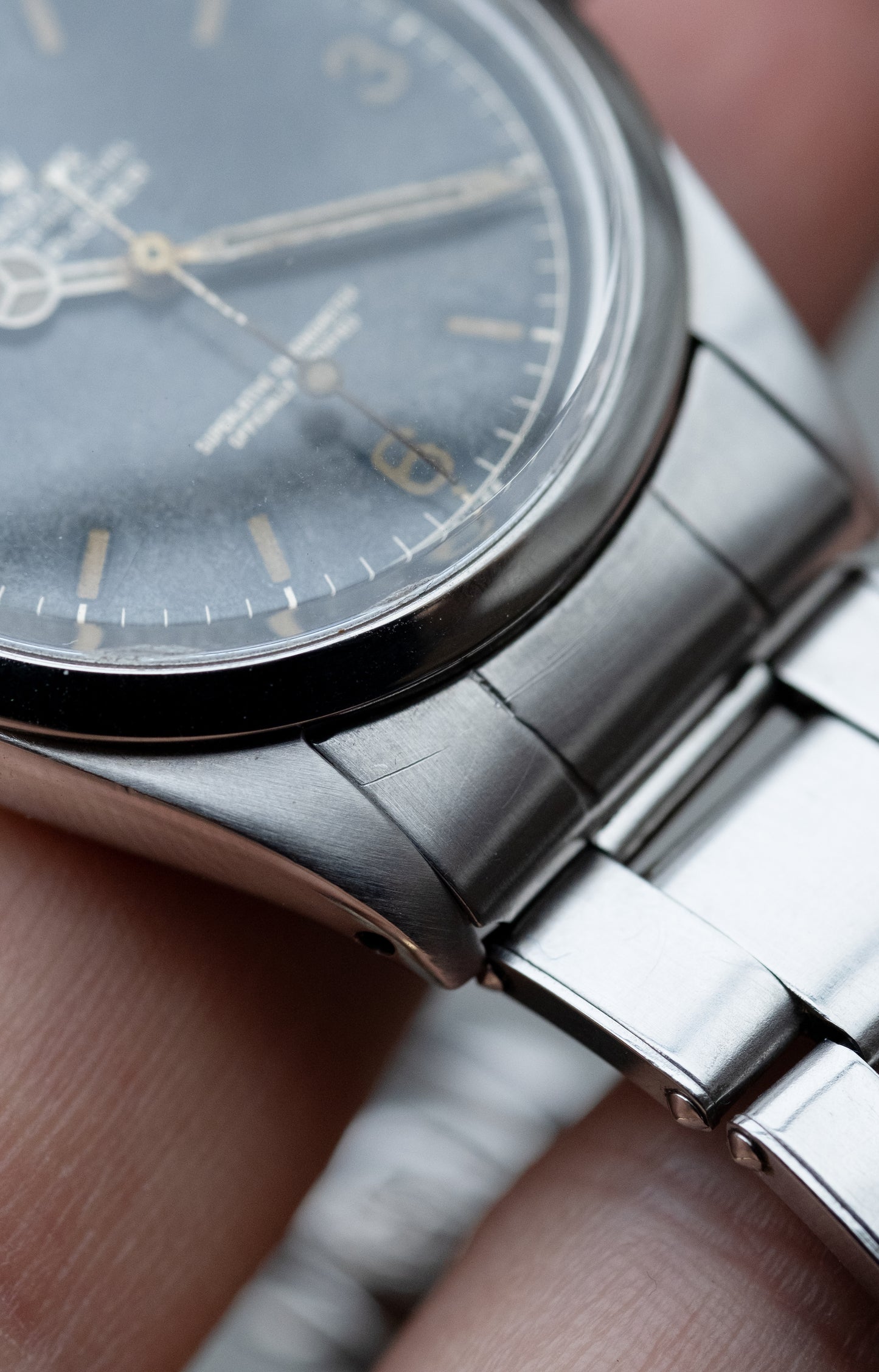 ROLEX Explorer ref. 1016 Type 1 Gilt Gloss Chapter Ring Exclamation Mark (1960)