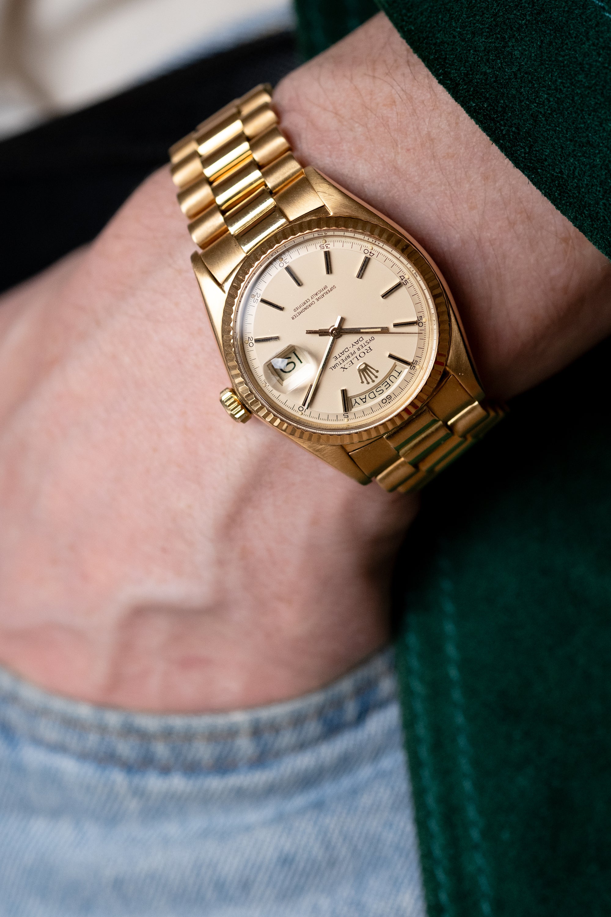 ROLEX Oyster Perpetual Day Date Ref. 1803 President 18ct Yellow Gold (1972)