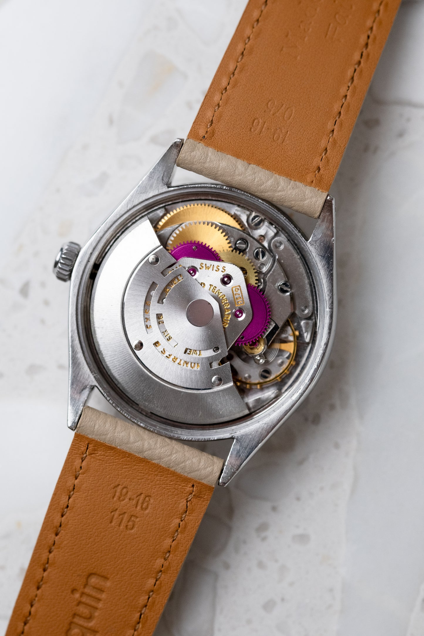 ROLEX Oyster Perpetual Ref. 1002 rare Long Index Dial (1971)