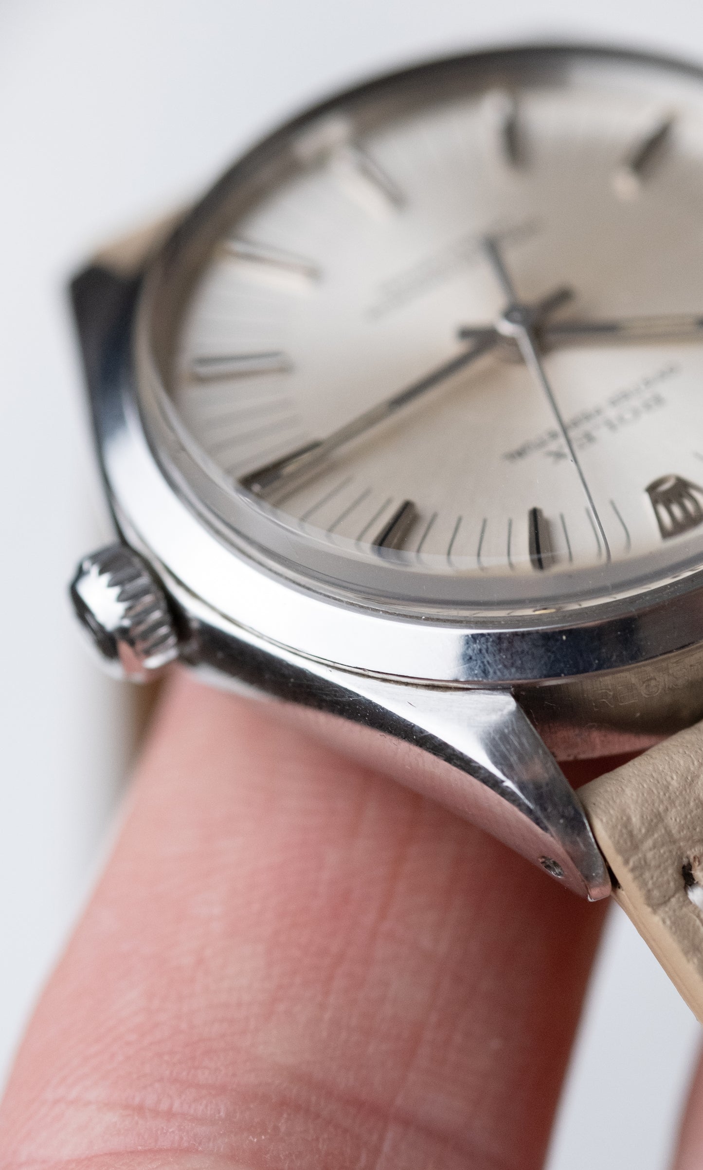ROLEX Oyster Perpetual Ref. 1002 rare Long Index Dial (1971)