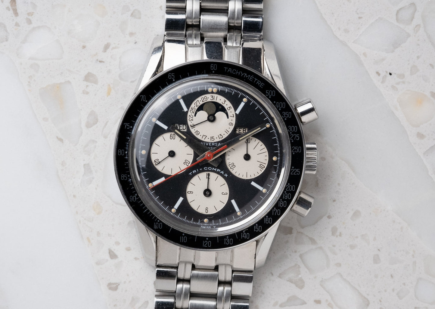 UNIVERSAL GENEVE Tri Compax Chronograph Ref. 881101/02 Evil Clapton (1965)