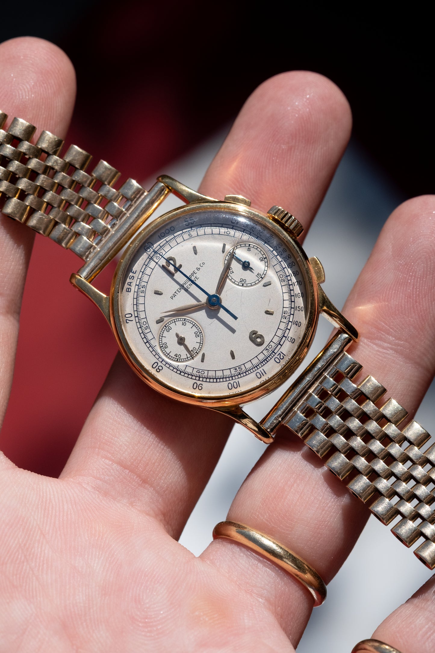 PATEK PHILIPPE Chronograph Ref. 130 Long Signature 18ct Yellow Gold (1947)