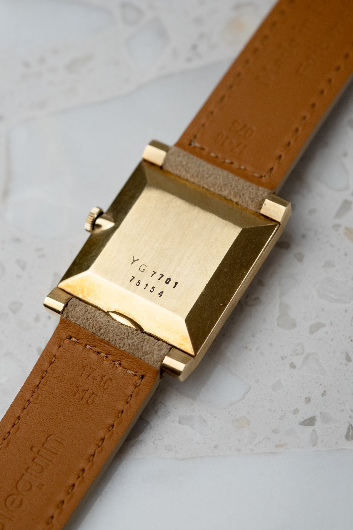 BUECHE GIROD Tank 18k Yellow Gold (c. 1960s)