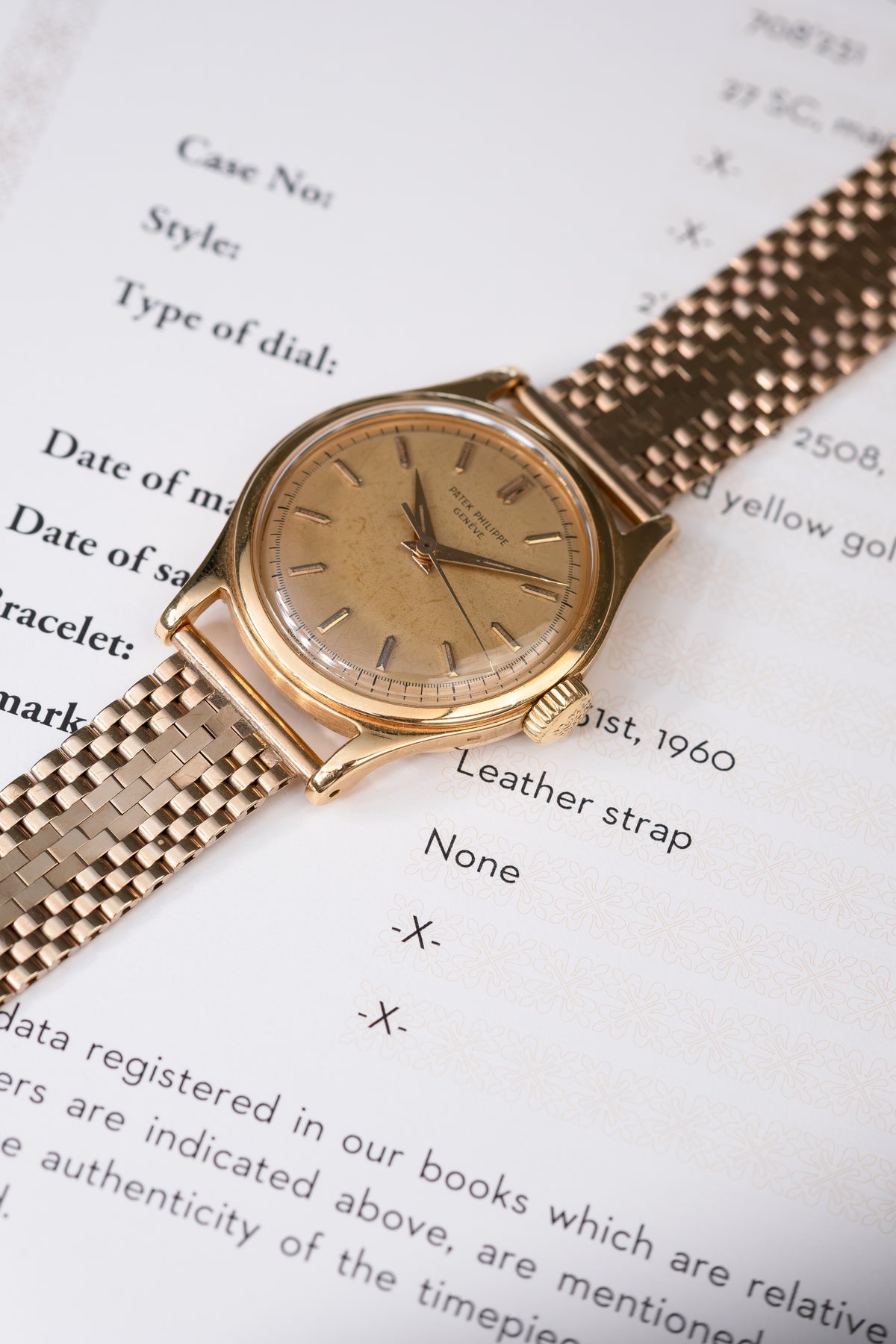 PATEK PHILIPPE Calatrava Ref. 2508 (1960)