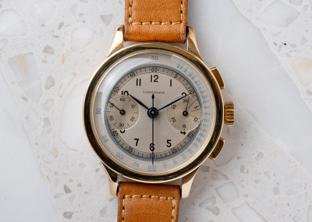 LONGINES 14k Yellow Gold Chronograph Ref. 13ZN (c. 1940)