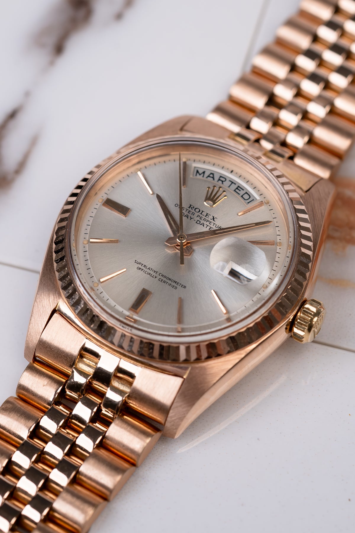 ROLEX Oyster Perpetual Day Date Ref. 1803 18 Carat Rose Gold (1964)