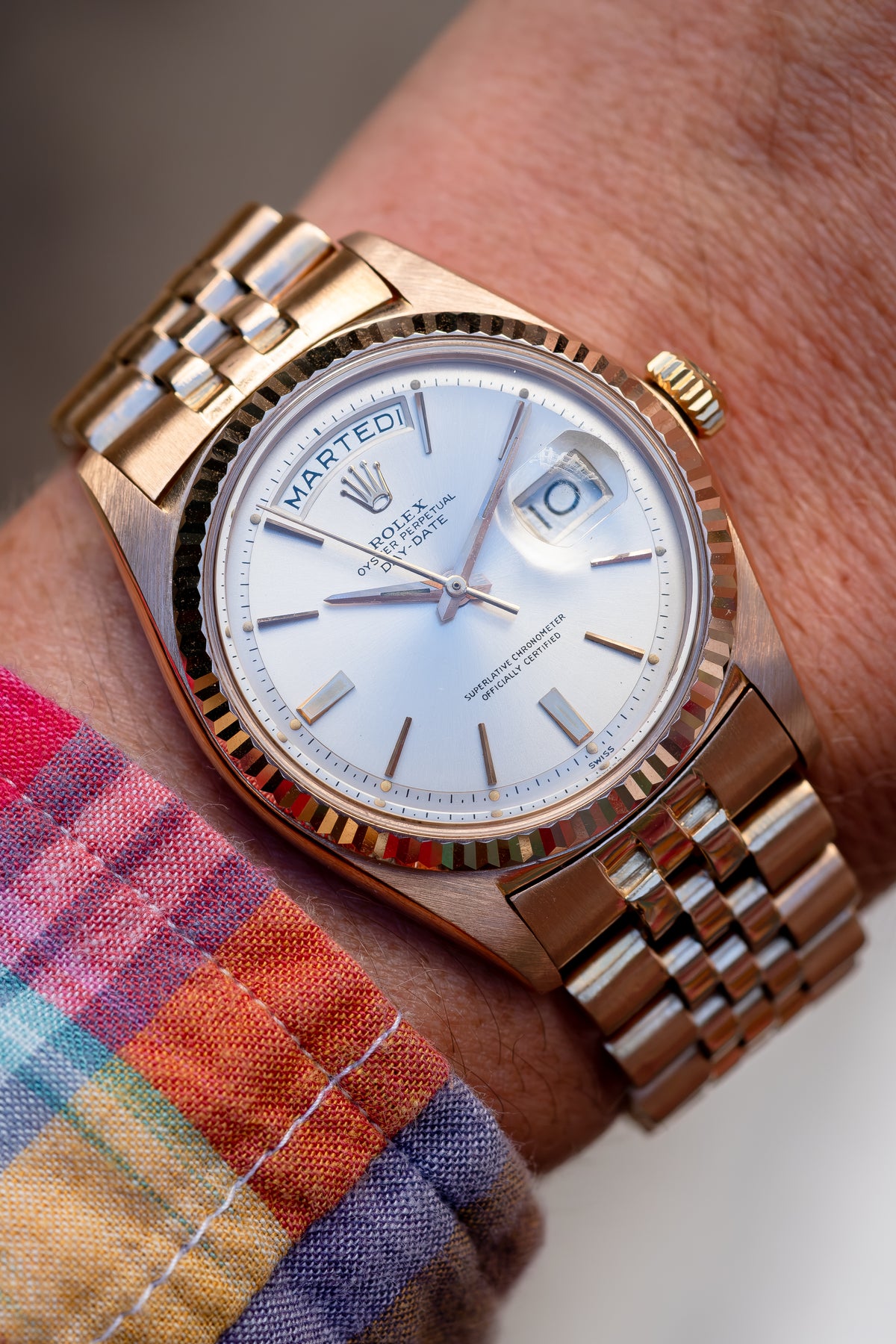 ROLEX Oyster Perpetual Day Date Ref. 1803 18 Carat Rose Gold (1964)