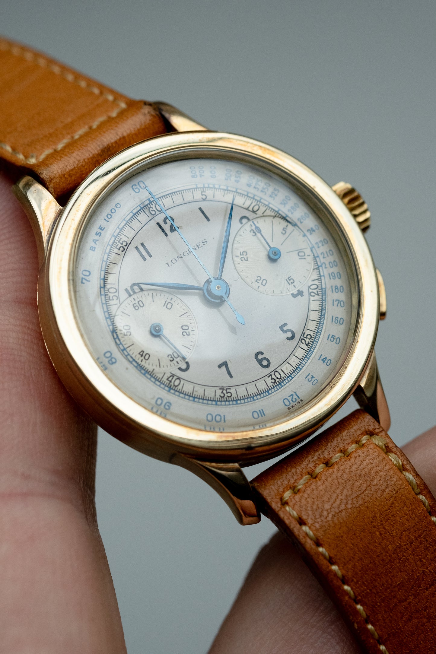 LONGINES 14k Yellow Gold Chronograph Ref. 13ZN (c. 1940)