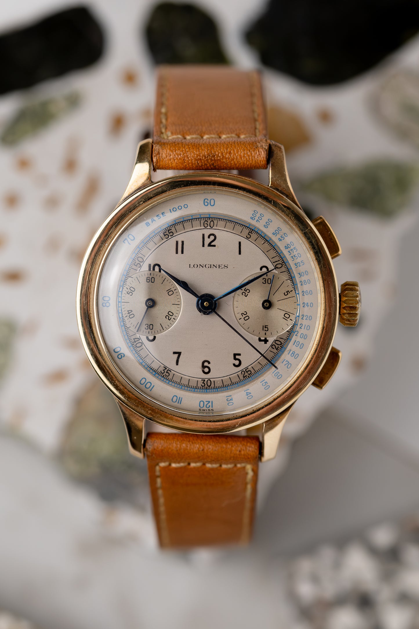 LONGINES 14k Yellow Gold Chronograph Ref. 13ZN (c. 1940)