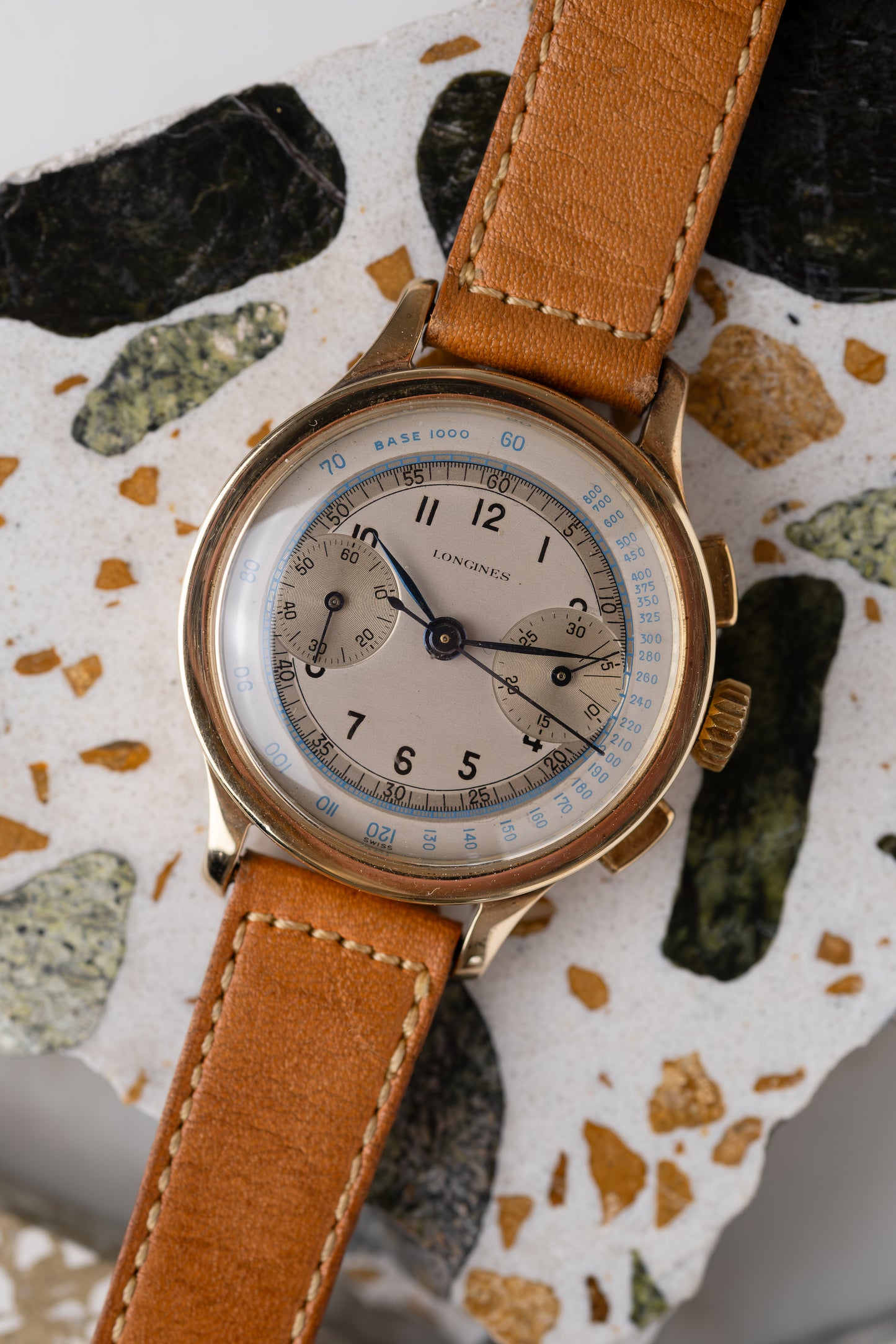 LONGINES 14k Yellow Gold Chronograph Ref. 13ZN (c. 1940)