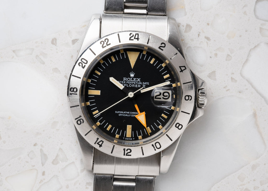 ROLEX Explorer II "Freccione" Ref. 1655 Mk 1 Straight Hand FULL SET (1973)