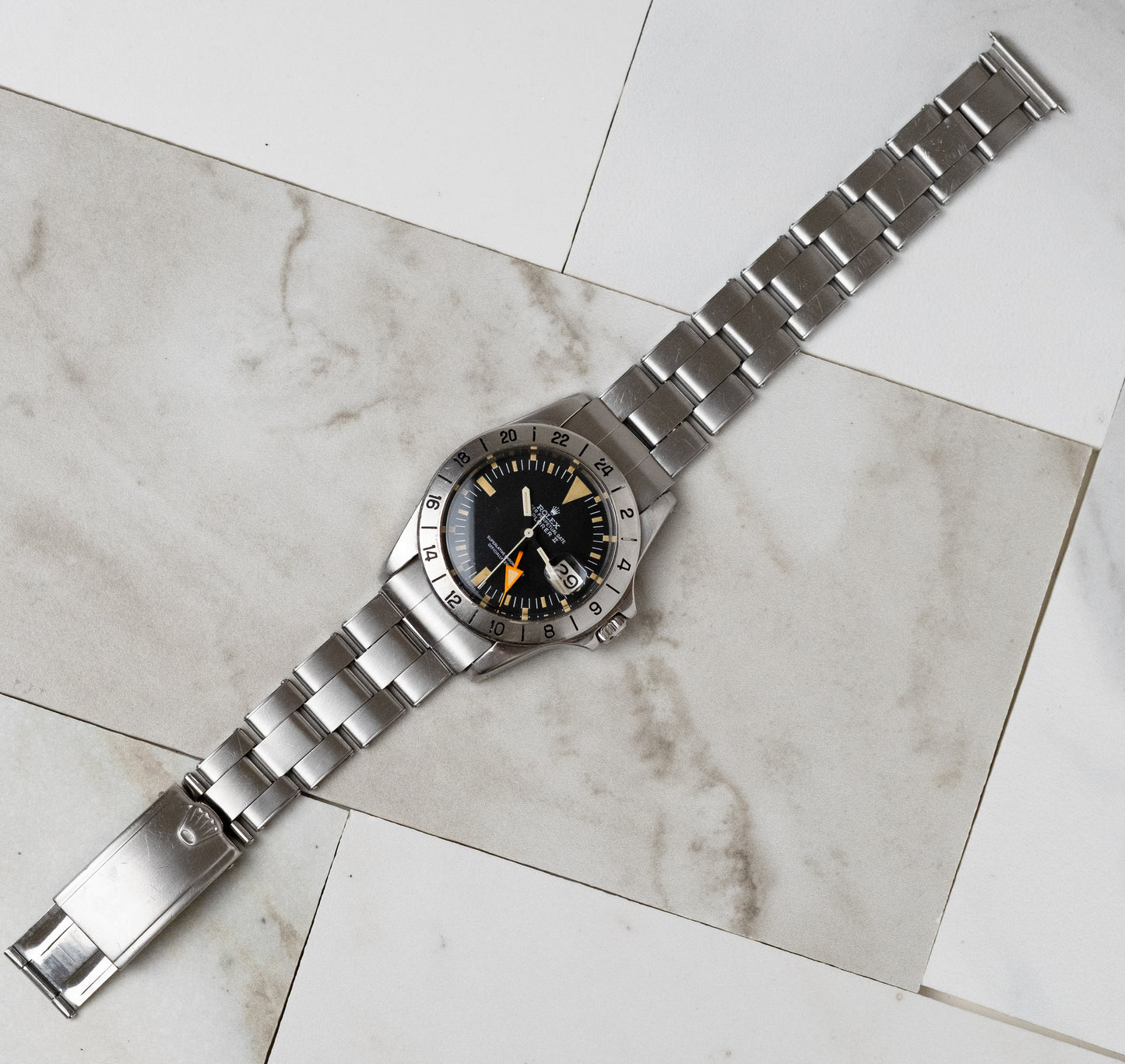 ROLEX Explorer II "Freccione" Ref. 1655 Mk 1 Straight Hand FULL SET (1973)