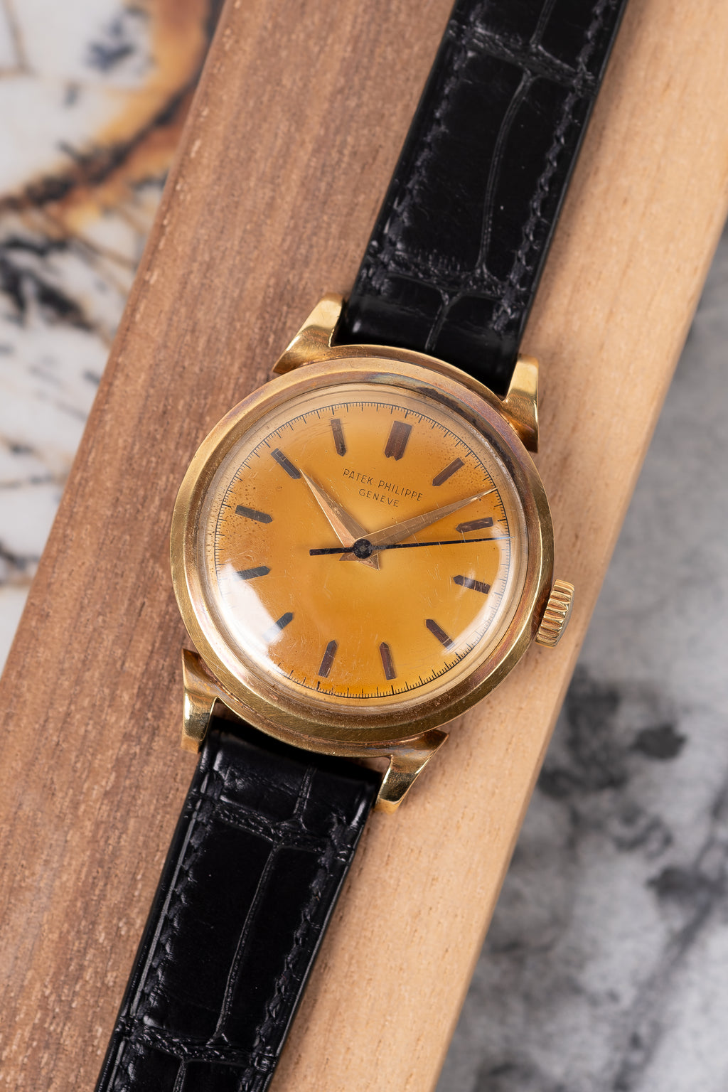 PATEK PHILIPPE Ref. 1491 Tropical Dial 18 Carat Yellow Gold (1952)