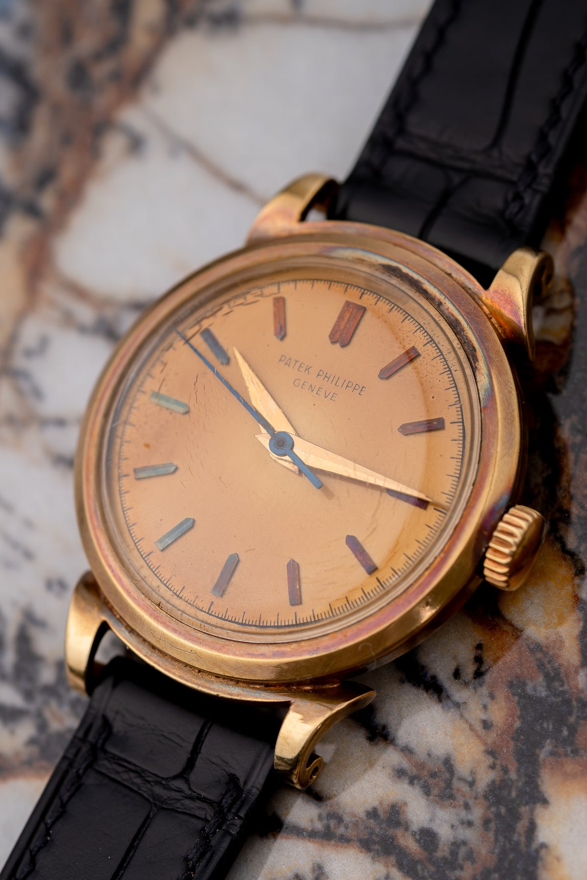 PATEK PHILIPPE Ref. 1491 Tropical Dial 18 Carat Yellow Gold (1952)
