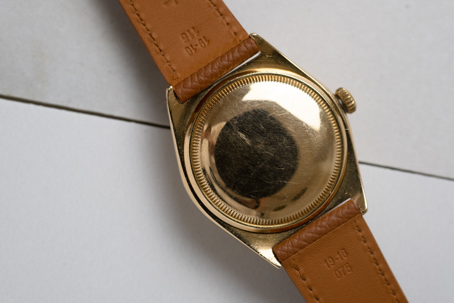 ROLEX Oyster Perpetual "Ovettone" Datejust Big Bubbleback Ref. 5030 (1949)