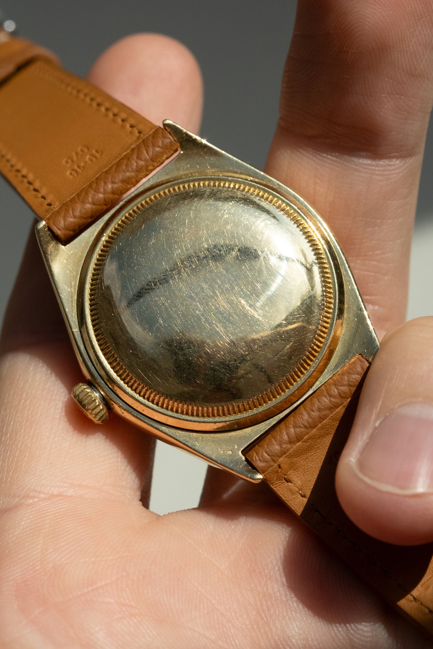 ROLEX Oyster Perpetual "Ovettone" Datejust Big Bubbleback Ref. 5030 (1949)