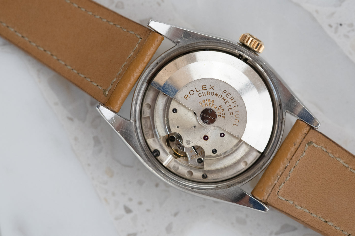 ROLEX Oyster Perpetual "Ovettone" Big Bubbleback Ref. 6105 (1953)